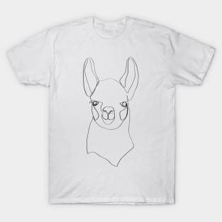 Continuous Llama T-Shirt